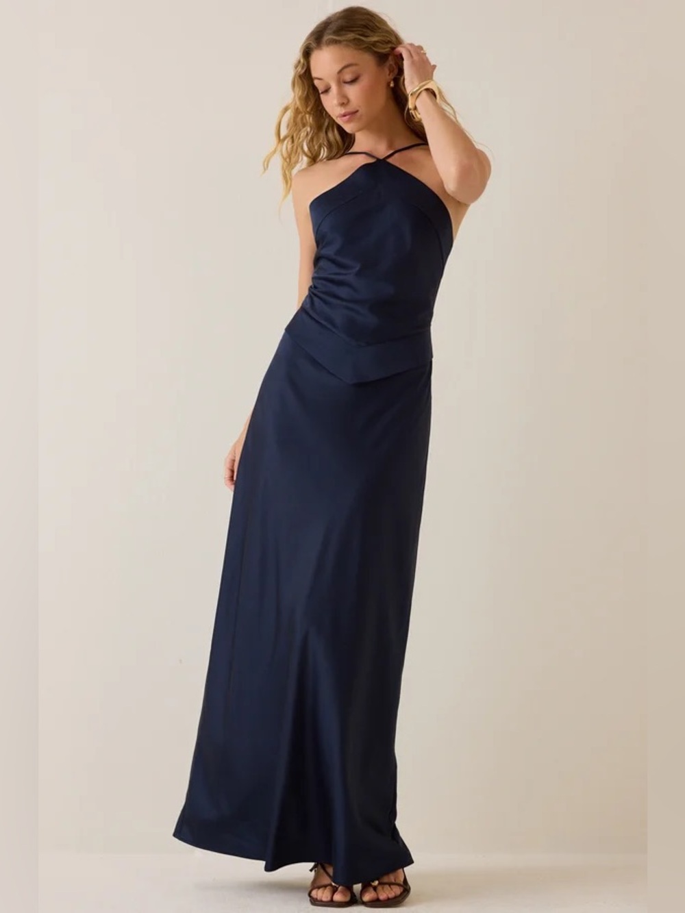 NWT Altar’d State Isabella Maxi in Navy Size S